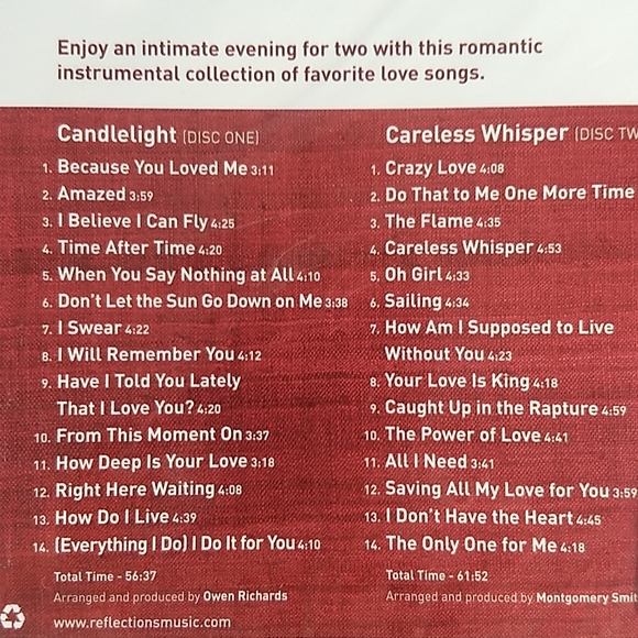 Romance Favorite Love Songs Instrumentals, 2 CD Factory Sealed Set - Picture 4 of 7